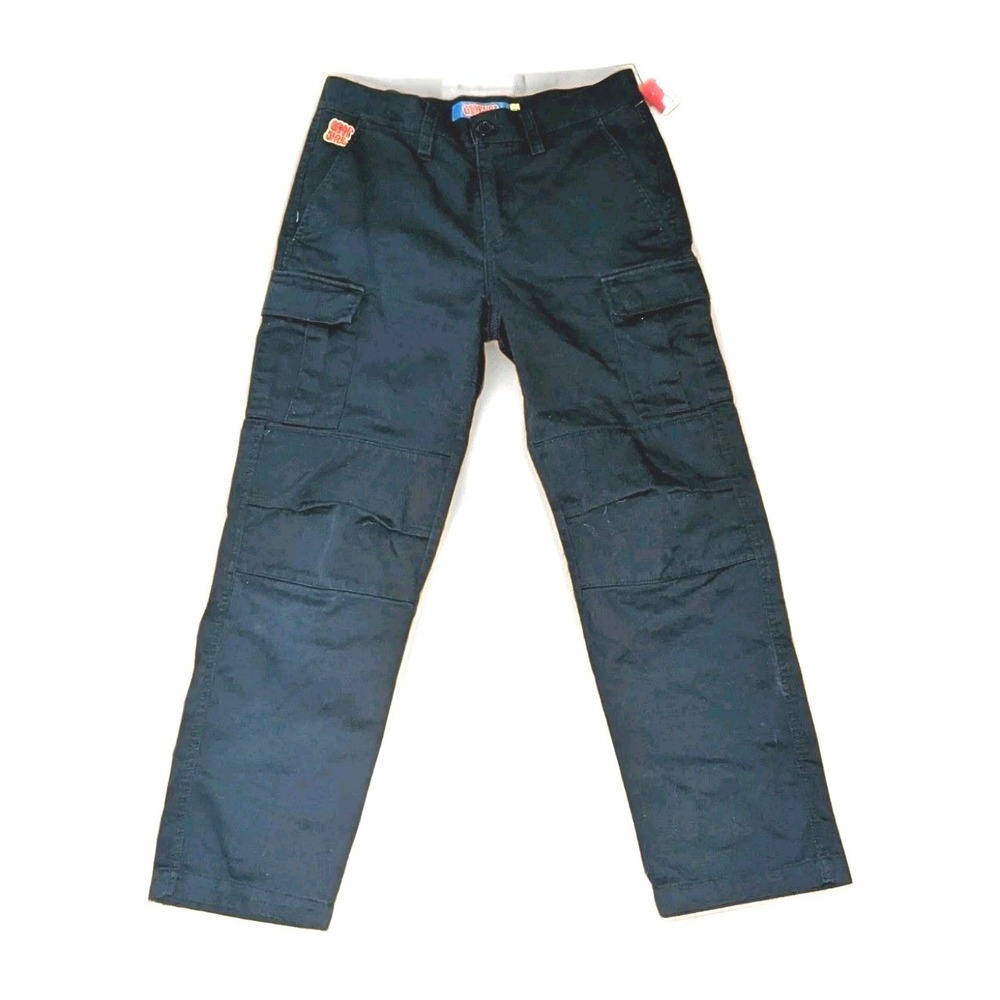 Y2K Skater Utility Cargo Pants Empyre Black Baggy Skate Jeans 25 Wide Leg Street